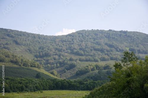 Hills in the distance, Kamchatka Peninsula, Russia.