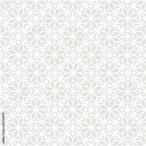 Arabic floral ornament with geometric shapes. Abstract motives of the paintings of ancient Indian fabric patterns. Abstract seamless pattern.