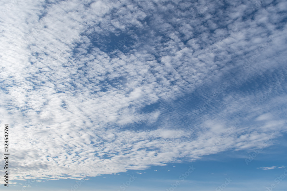 White clouds at the blue sky White clouds at the blue sky