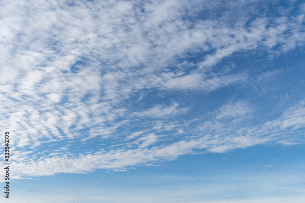 White clouds at the blue sky White clouds at the blue sky