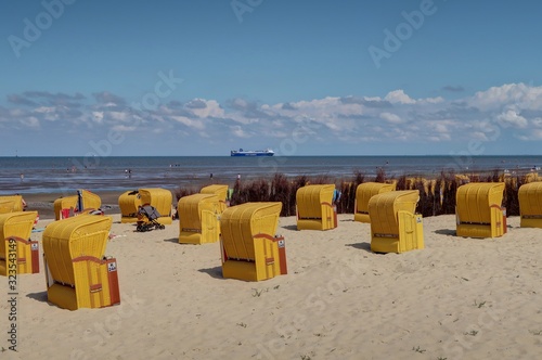 Plage de Cuxhaven  Allemagne 