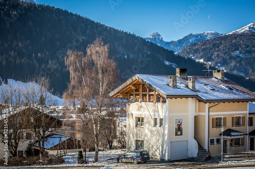 Villabassa (Niederdorf)is an Alpine village in the Dolomites. South Tyrol,  Trentino-Alto Adige, Italy photo