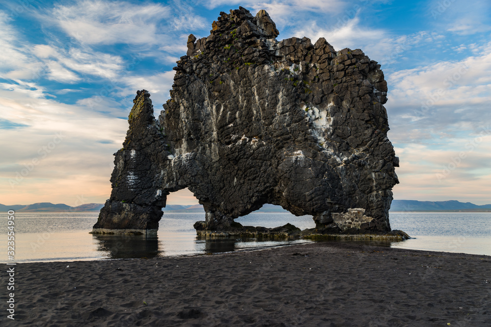 Hvitserkur Rock formation in Iceland