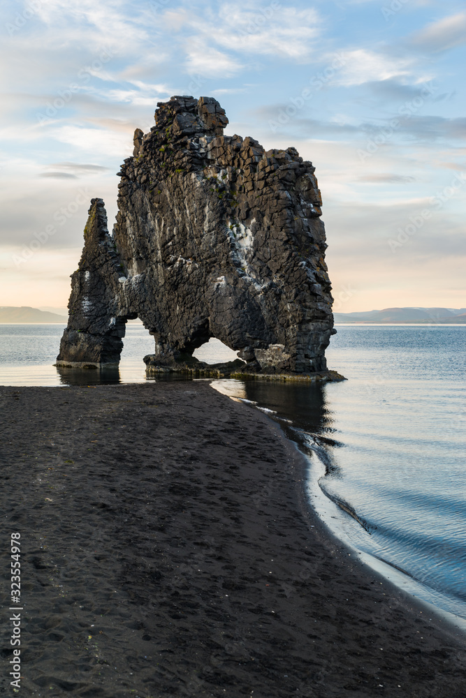 Hvitserkur Rock formation in Iceland