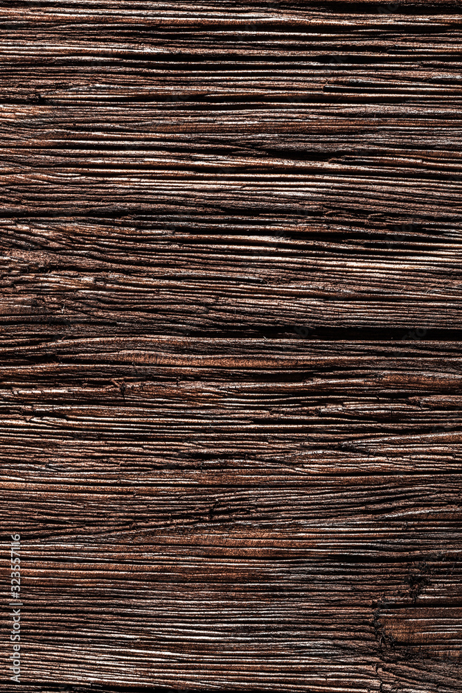 Fototapeta premium Vintage brown shabby wooden surface