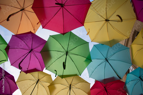 Colored Umbrellas