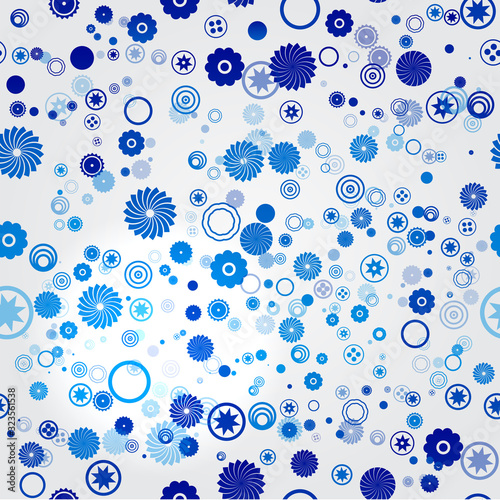 Seamless Abstract blue background. EPS10.