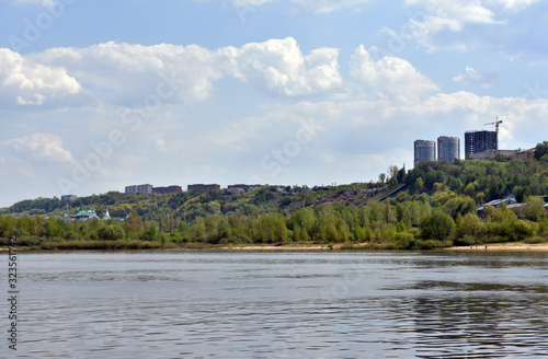 panorama of the city of Nizhny Novgorod. Russia.