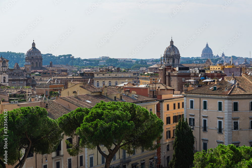 Rome Landscape Travel Photography Sunny Summer Day