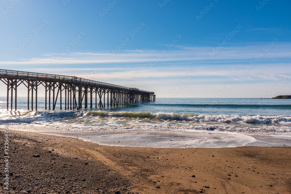 Scenic view of a beach near Carmel by the Sea, California