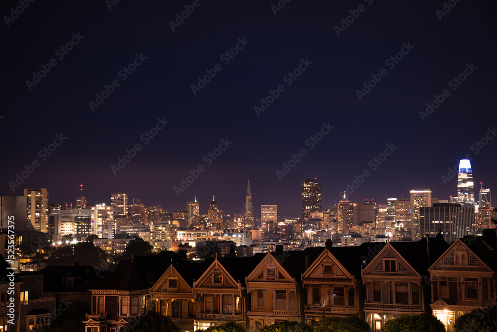 Fototapeta premium View of The Painted Ladies
