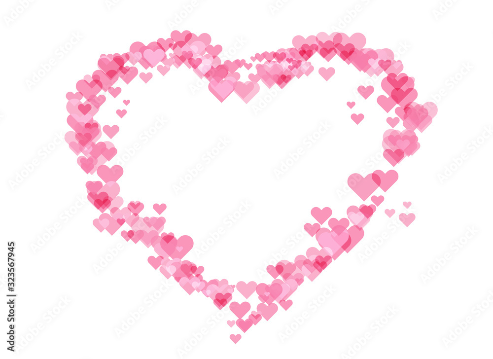 背景：ハート-愛-恋-愛情-かわいい-好き-プレゼント-ギフト-赤-レッド-ピンク（ベクター有）