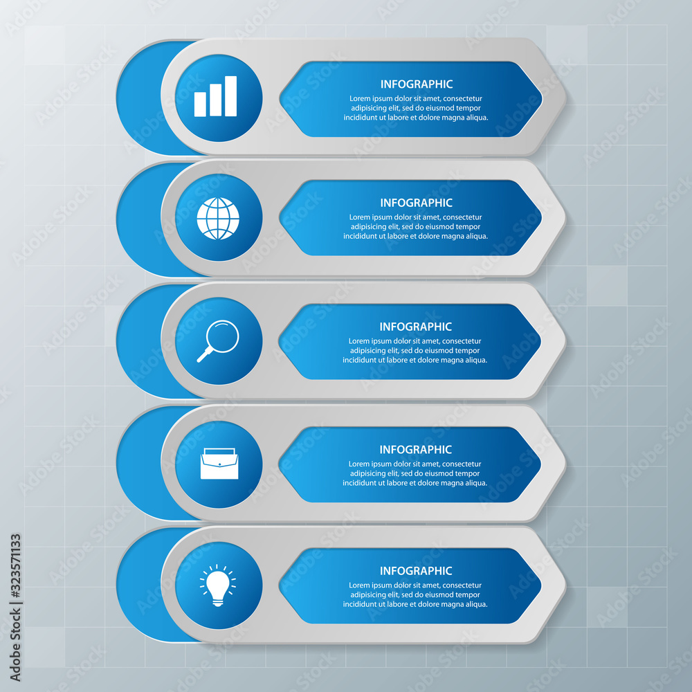 Infographic elements. Business concept timeline. Modern infograph template. Can use for workflow layout, diagram, banner, webdesign, presentation. Vector illustration. Infographic elements. Business concept timeline. Modern infograph template. Can use for workflow layout, diagram, banner, webdesign, presentation. Vector illustration.
