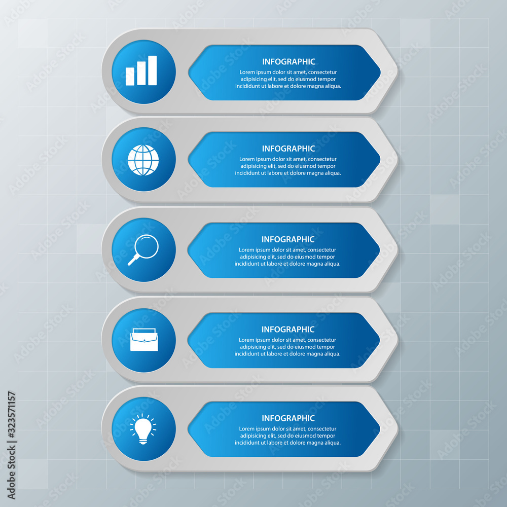 Infographic elements. Business concept timeline. Modern infograph template. Can use for workflow layout, diagram, banner, webdesign, presentation. Vector illustration. Infographic elements. Business concept timeline. Modern infograph template. Can use for workflow layout, diagram, banner, webdesign, presentation. Vector illustration.