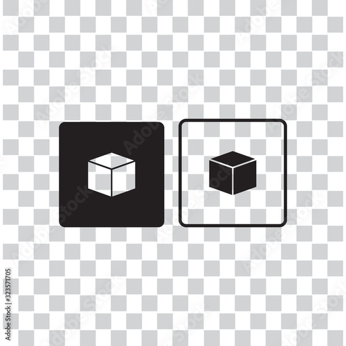 cube icon, box icon