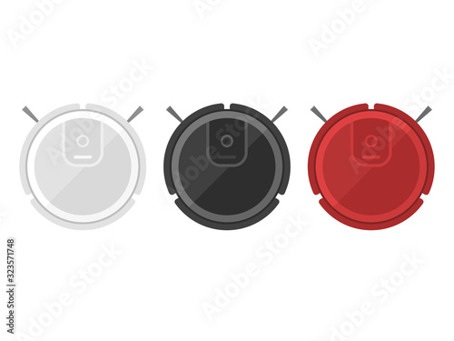 ロボット掃除機のイラスト