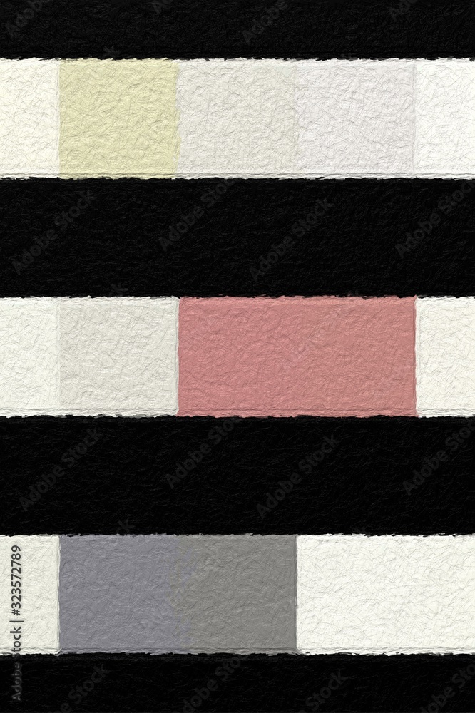 Fototapeta premium Colorful square pattern with a rough texture background. Background texture wall and have copy space for text. Picture for creative wallpaper or design art work.