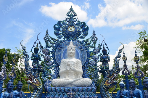 Wat rong suea ten Changrai Thailand photo