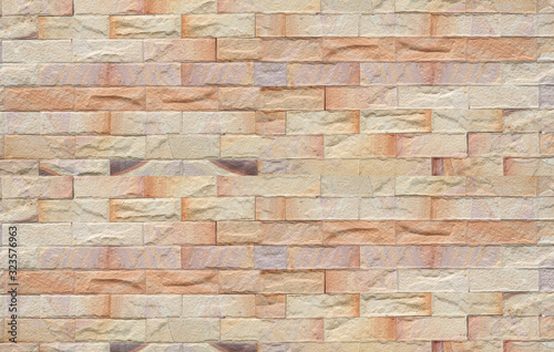 The brick wall background has space to put letters.