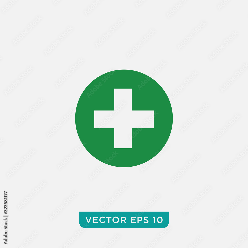 First Aid Sign Icon Design, Vector EPS10 First Aid Sign Icon Design, Vector EPS10