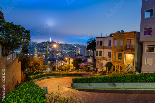 Lombard Street at Twilight
