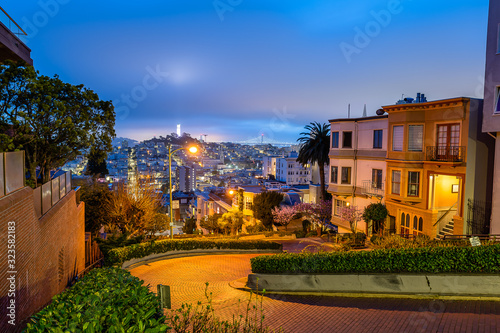 Lombard Street at Twilight