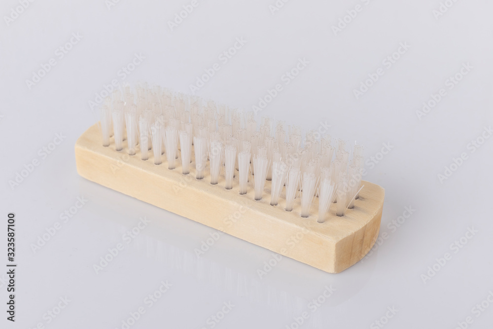 Clothes cleaning brush isolated on white background. Clothes cleaning brush isolated on white background.