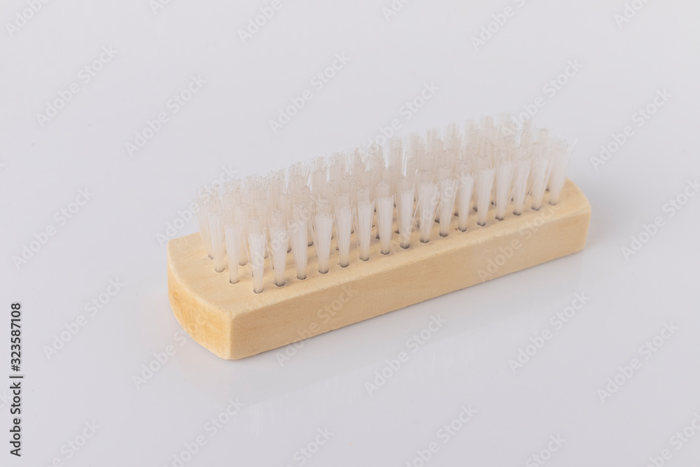Clothes cleaning brush isolated on white background. Clothes cleaning brush isolated on white background.