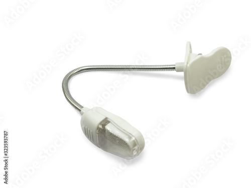 Usb lamp on a white background,with clipping path