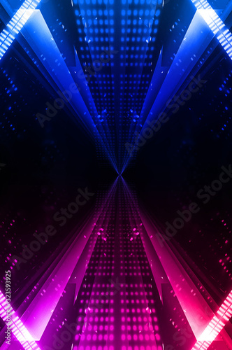 Abstract dark neon backgrou...