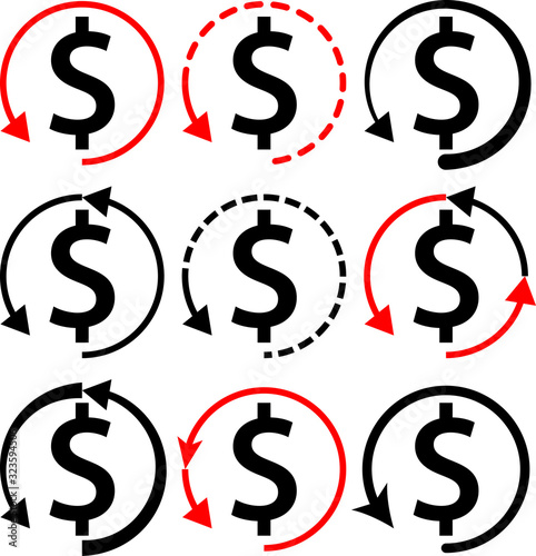 Money Back Dollar Icon