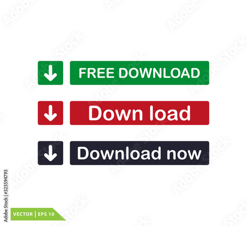 Download upload icon vector design template