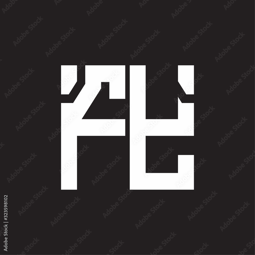 FY Logo with squere shape design template FY Logo with squere shape design template