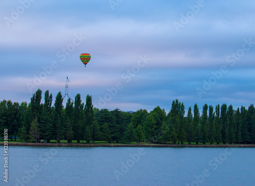 balloon over parliament