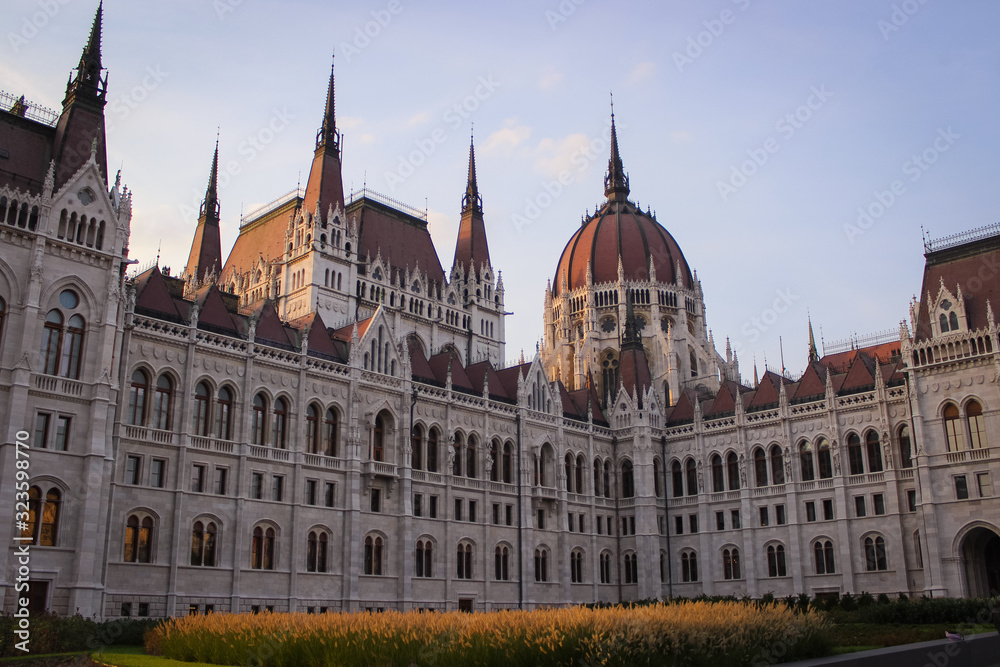 The Building Of The Parliament Of Hungary