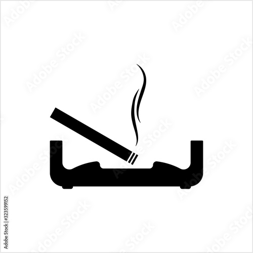 Ashtray Icon, Ashtray For Cigarette