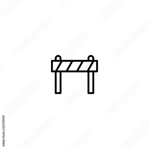 Barrier Vector Graphic Illustrator perfect for Transportation