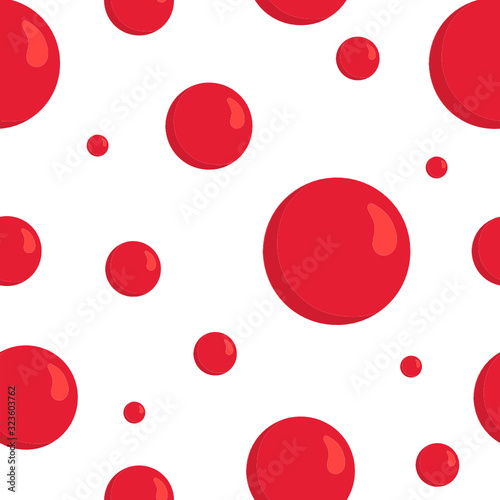 Seamless pattern Red Nose Day. Where people do funny things to raise money for charity. Vector, Red Nose Day concept.