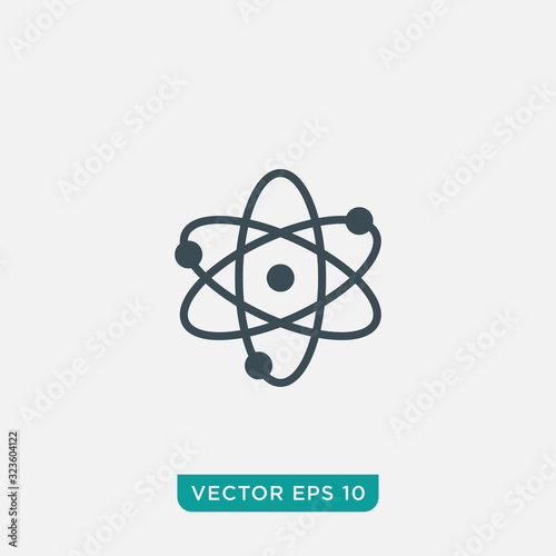 Atom Icon Design  Vector EPS10