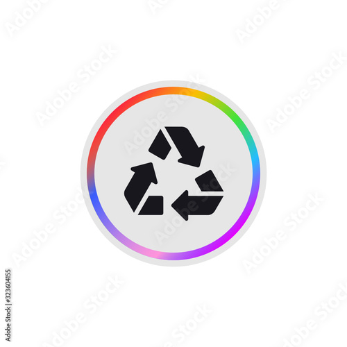 Recycle - Modern App Button