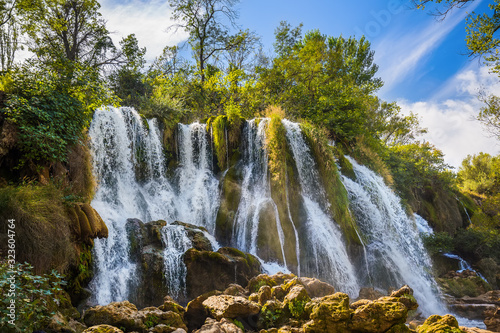 Fototapeta Naklejka Na Ścianę i Meble -  Kravice waterfall in Bosnia and Herzegovina