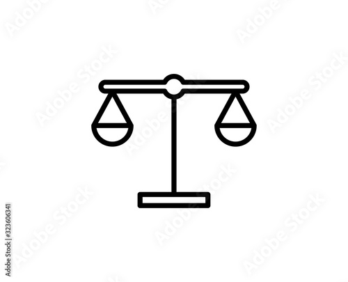 Libra line icon