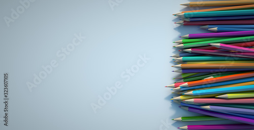 Multicolored pencils