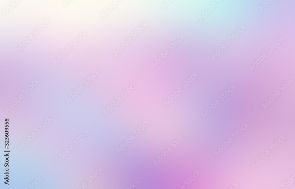 Lilac pink blue gradient formless pattern. Soft blur texture. Spring colors empty background. 