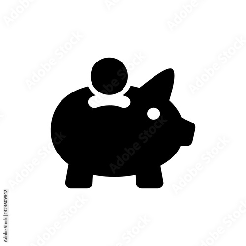 Piggy bank icon