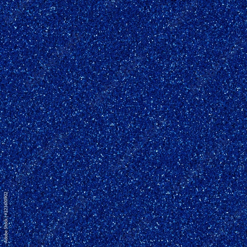Dark blue shiny glitter, sparkle confetti texture. Christmas, xmas abstract background, seamless pattern.
