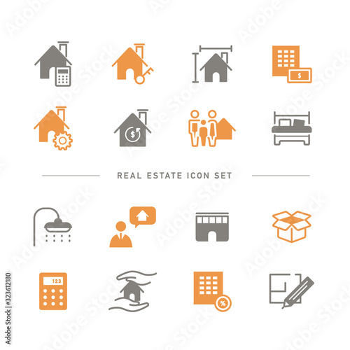REAL ESTATE ICON SET