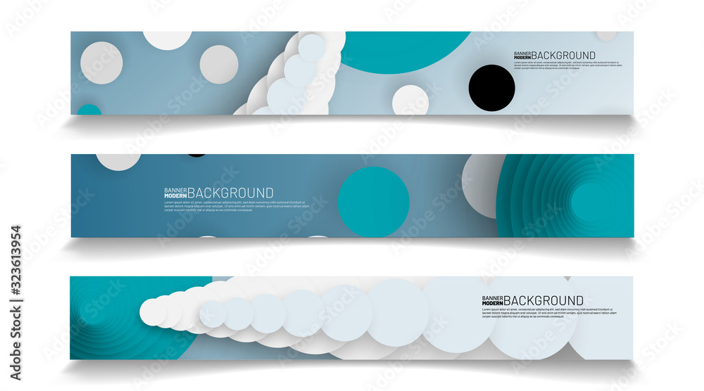 Fototapeta premium Abstract vector background banner template. rectangular design collection