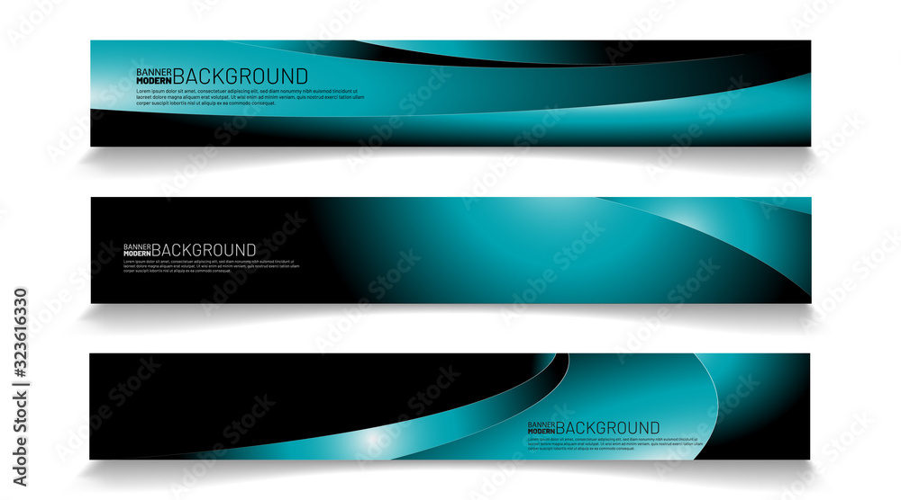 Fototapeta premium Abstract vector background banner template. rectangular design collection