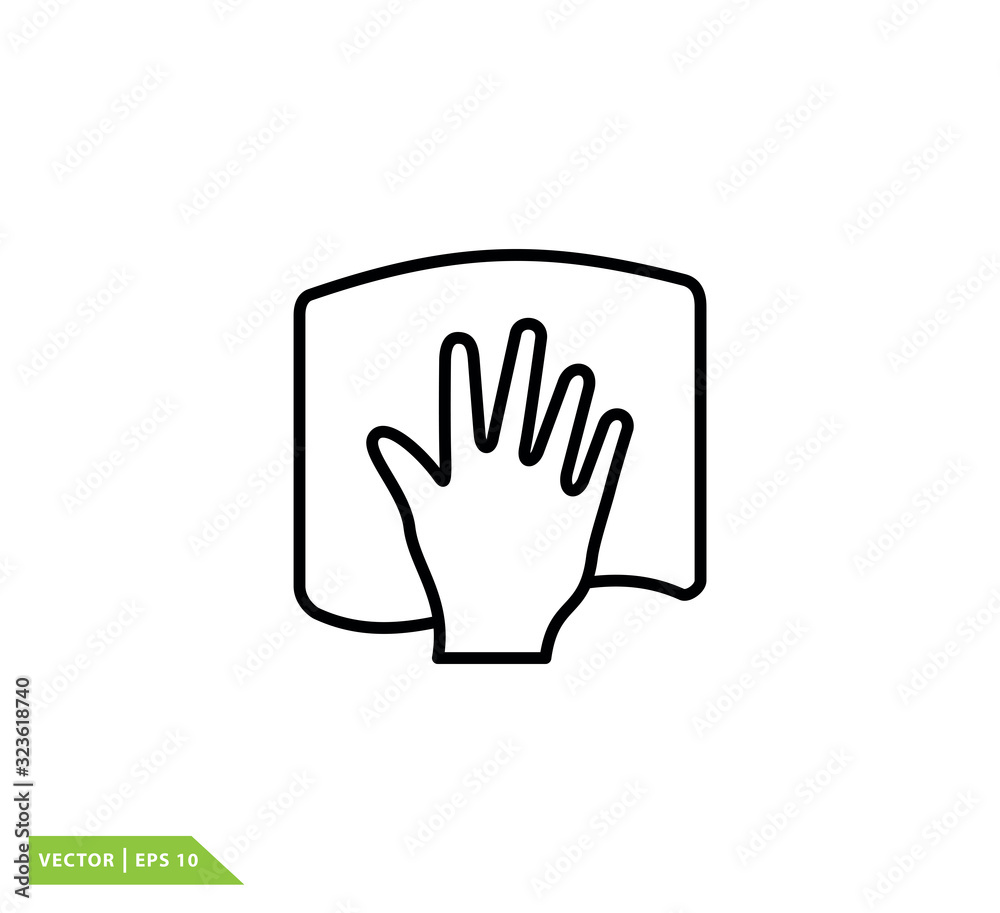 touch icon vector design template touch icon vector design template